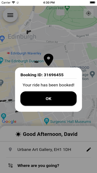 Central Taxis Edinburgh Screenshot
