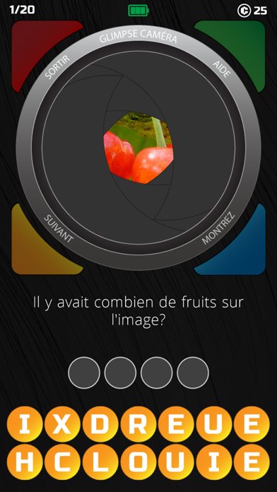 Screenshot #1 pour 1 Glimpse 1 Mot