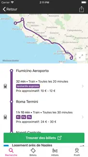 rome2rio iPhone Captures Décran 3