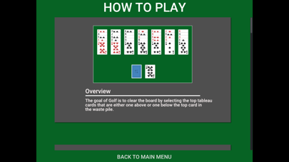 Golf Solitaire Simple Screenshot