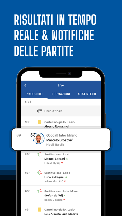 Inter Live: Risultati, notizie Screenshot