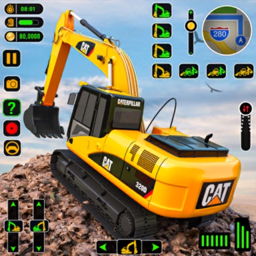 Real Excavator Construction 3D iOS App