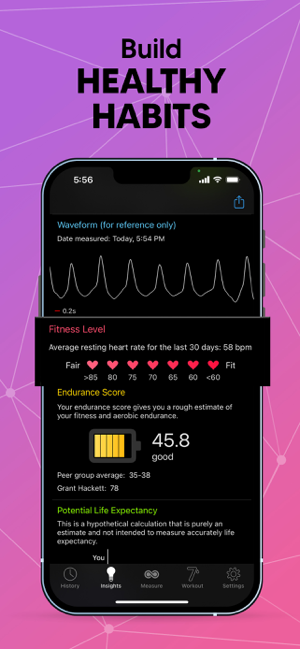 ‎Cardiio: Heart Rate Monitor Screenshot