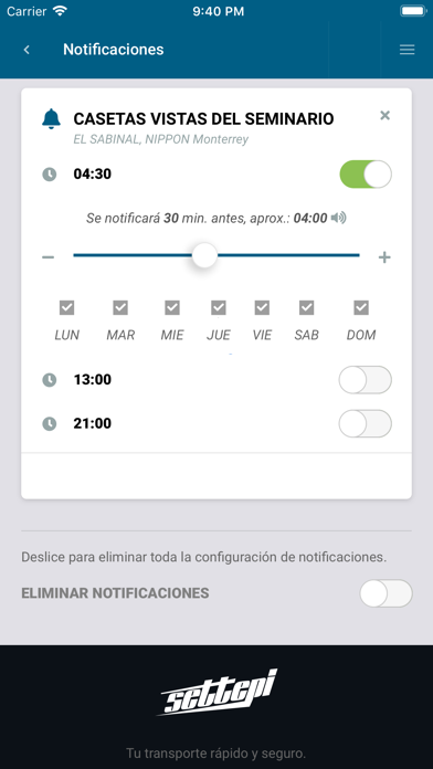 SETTEPI BusTracker Screenshot