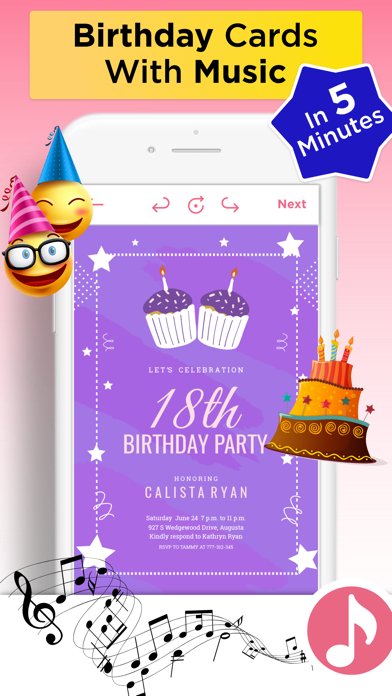 Invitation Maker: Party Invite Screenshot