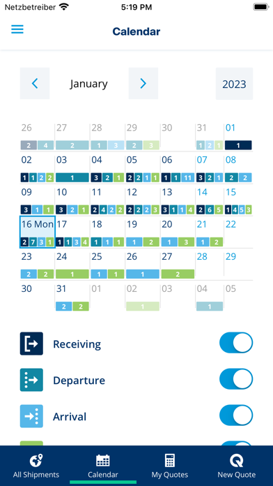 Kuehne + Nagel Screenshot