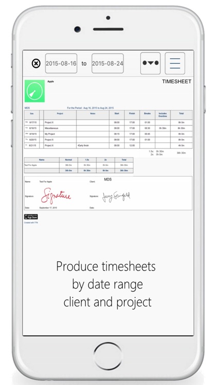 Timesheet Tracking TTN screenshot-3