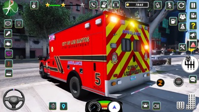 救急車レスキュードライブゲーム3Dのおすすめ画像1