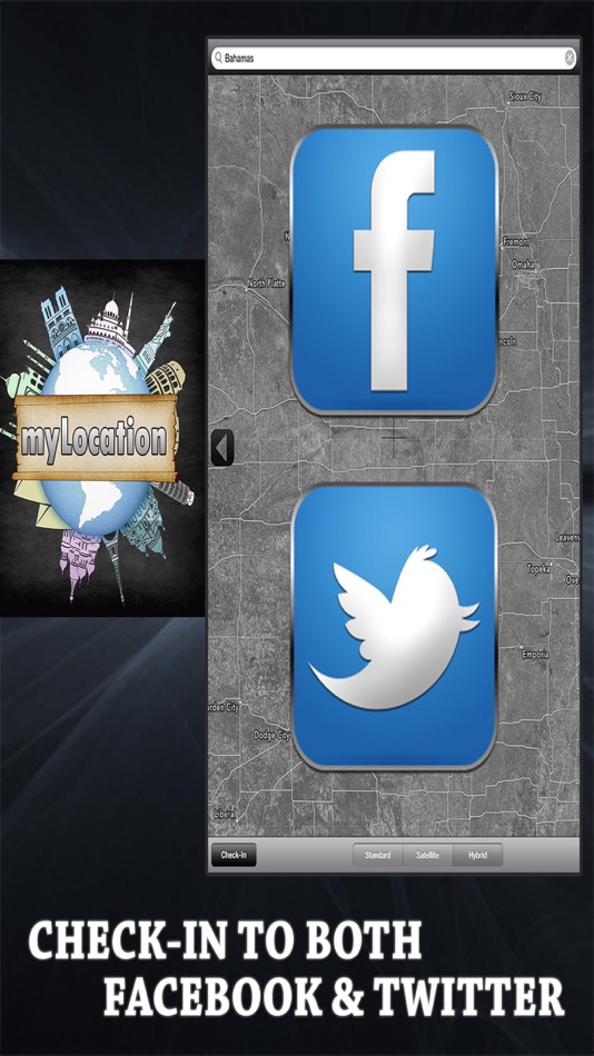 #1. myLocation Status Updater GPS (iOS) Podle: iDevver Apps Limited