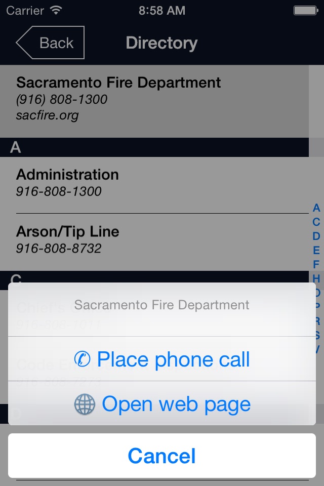 Sacramento Fire Department screenshot 3