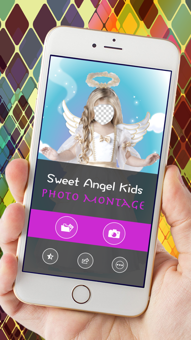Sweet Angel Kids Photo Montage Screenshot