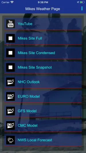 Mike's Weather Page screenshot 1