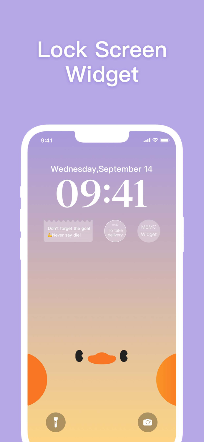 Sticky Notes Cute Memo Widget