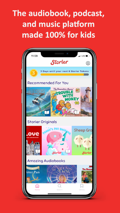 Storier - Audio for Kids Screenshot