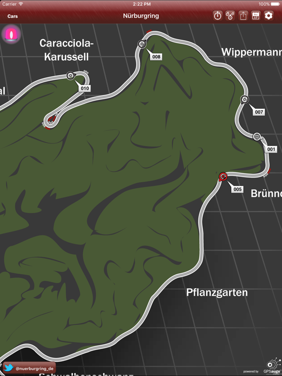 Racing App iPad screenshot 4 - Entertainment app