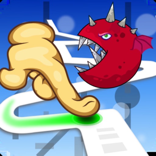 Follow the Line Monster Run Icon