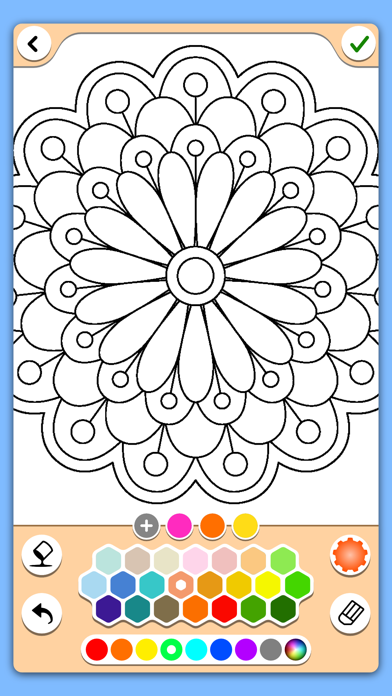 Screenshot #3 pour Mandala Coloring Pages Game