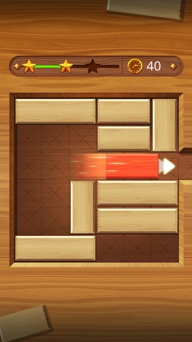 EXIT : unblock red wood block Screenshot