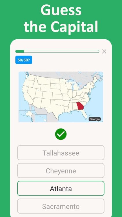 50 States & US Capitals Game screenshot-5