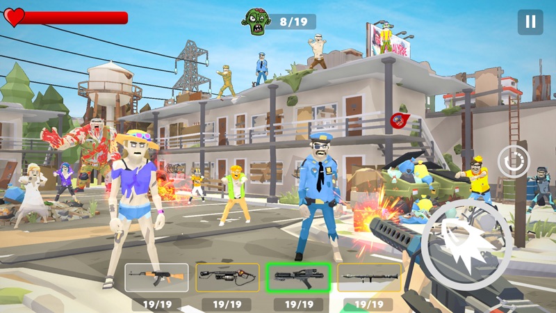 Zumbi Sobrevivência Atirador screenshot 3