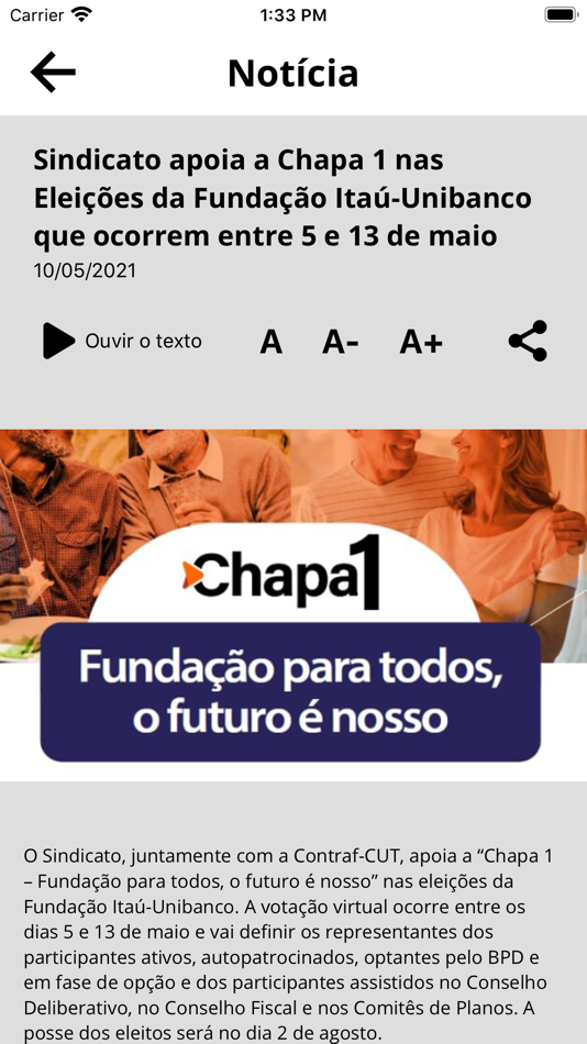 #3. Bancários BH e Região (iOS) 由: SINDICATO DOS EMPREG EM ESTAB BANCARIOS DE BHE REGIAO