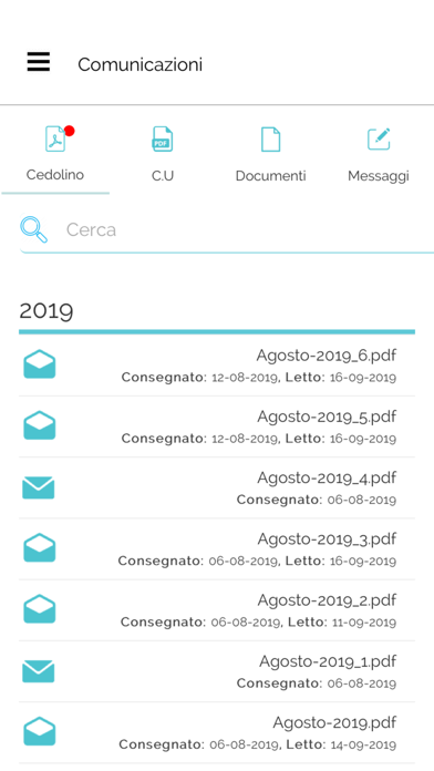 Screenshot #1 pour Cedolino APP