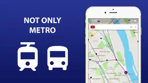Public transport map Warsaw screenshot 2