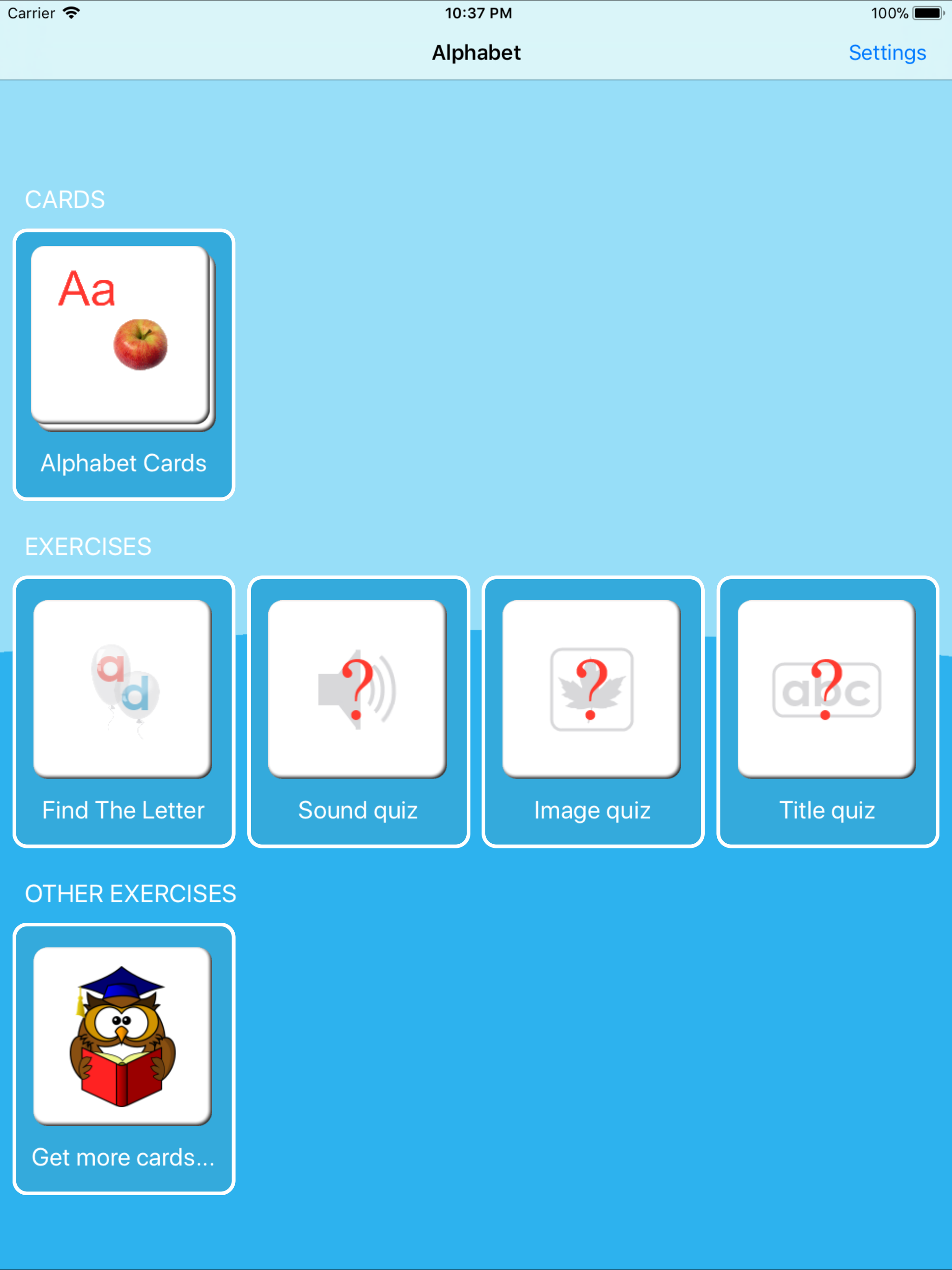 English Alphabet Cards screenshot 8