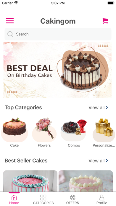 Cakingom- Online Cake Delivery Screenshot