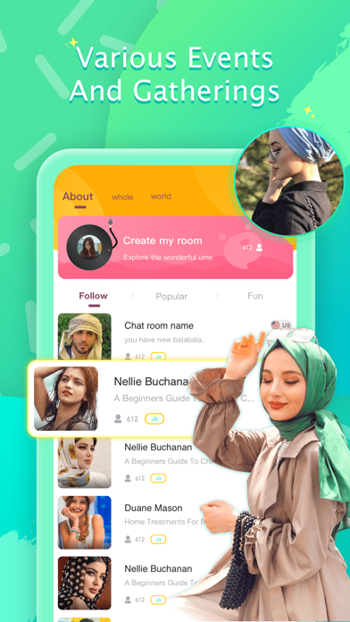 UME- Group Voice Chat Rooms Screenshot