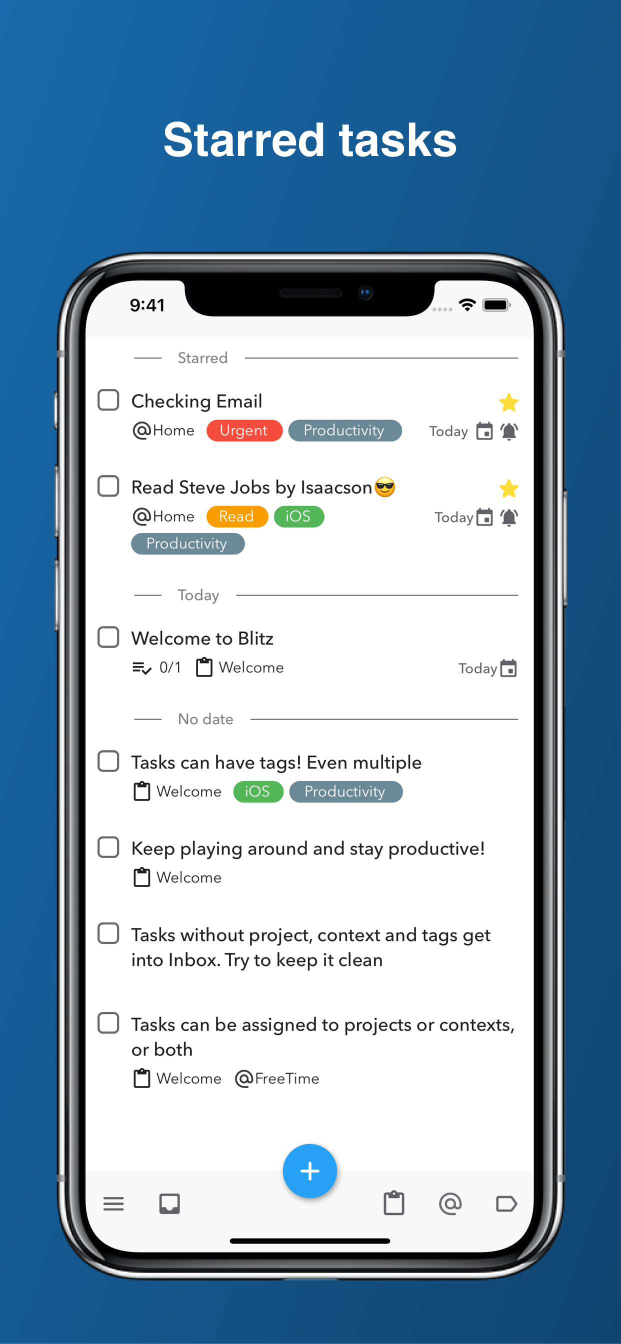 Blitz: Tasks, ToDo List, Notes
