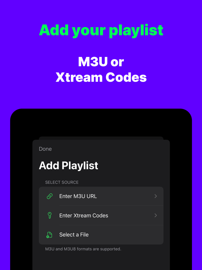 IPTV Player Live Watch TV M3U