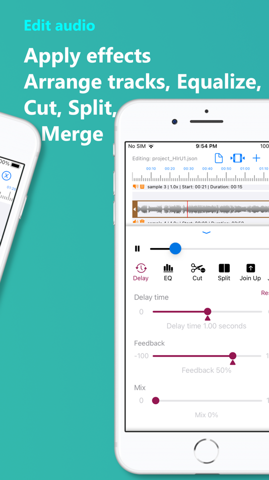 #4. audio editor & mp3 cutter app (iOS) 由: Sounak Sarkar