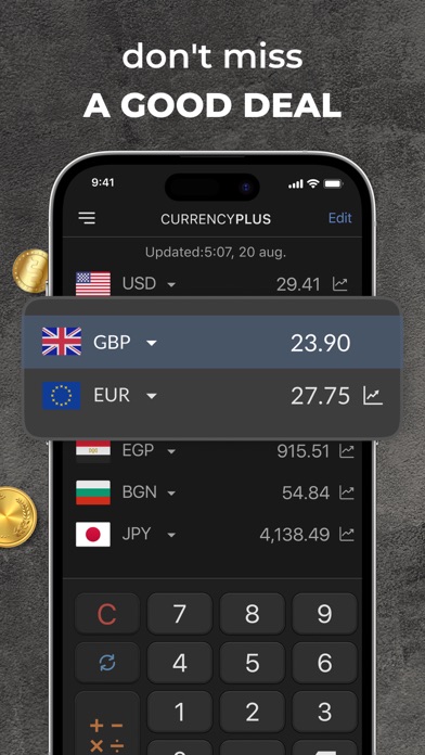 Currency Converter Plus Live Screenshot