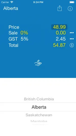 Sales Tax CANADA Calculator screenshot 4