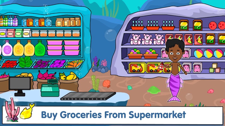 Tizi Town Little Mermaid Games screenshot-4