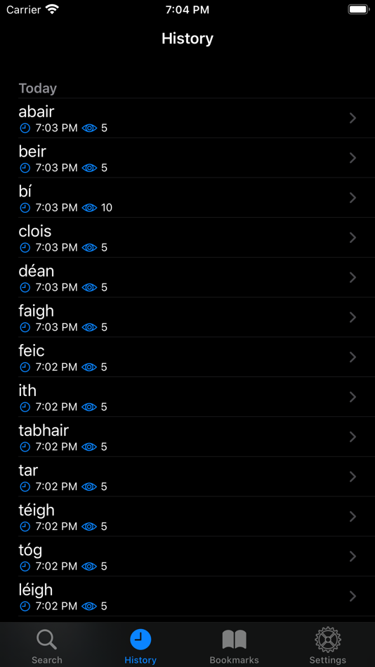 #3. Briathra - Irish Verbs (iOS) Podle: Danny Keogan