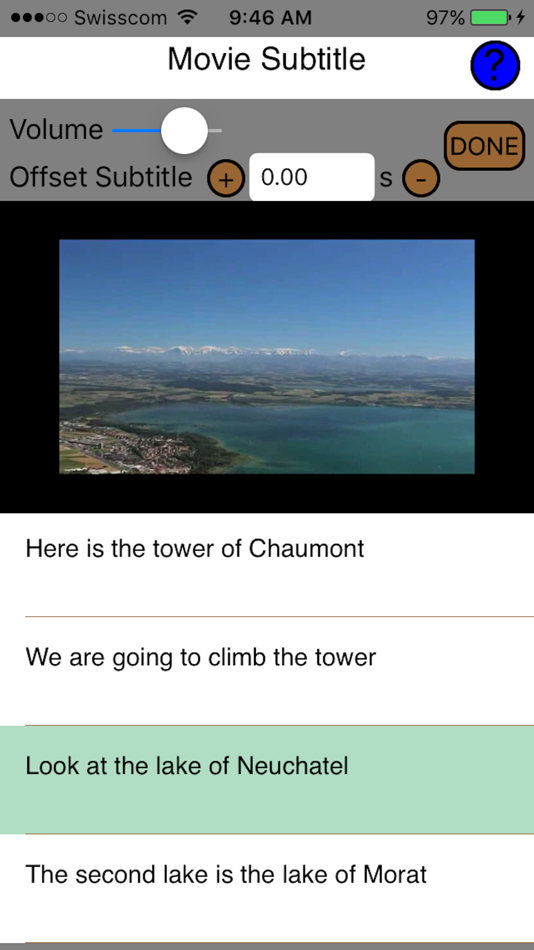 #1. Movie Subtitle Navigation (iOS) 由: Laurent Simond
