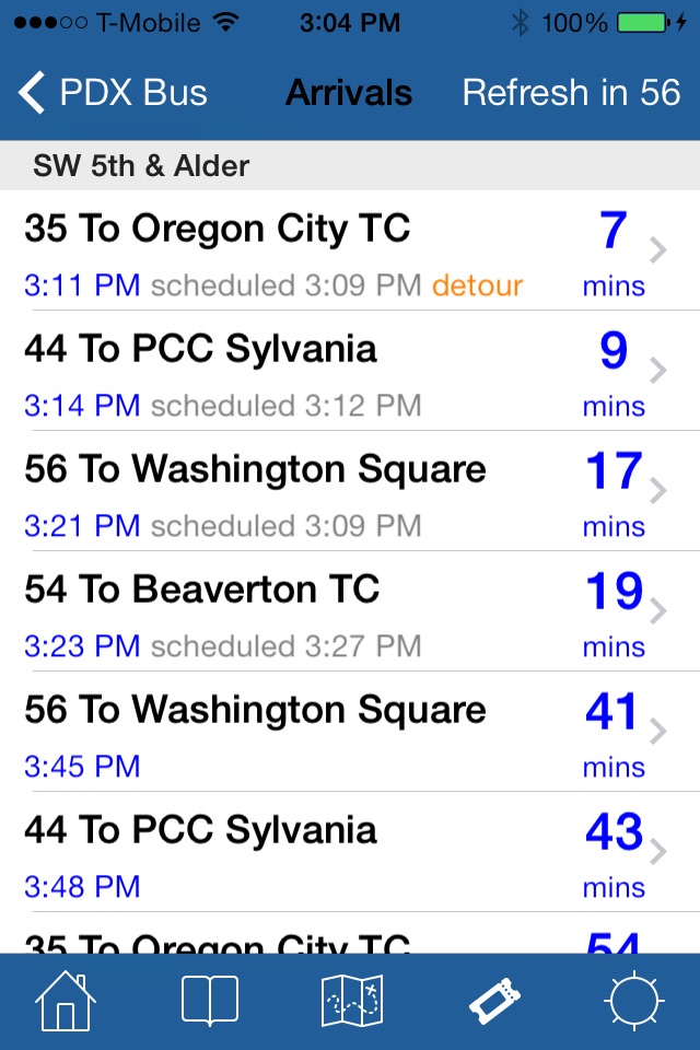 PDX Bus, MAX, Streetcar & WES screenshot 2