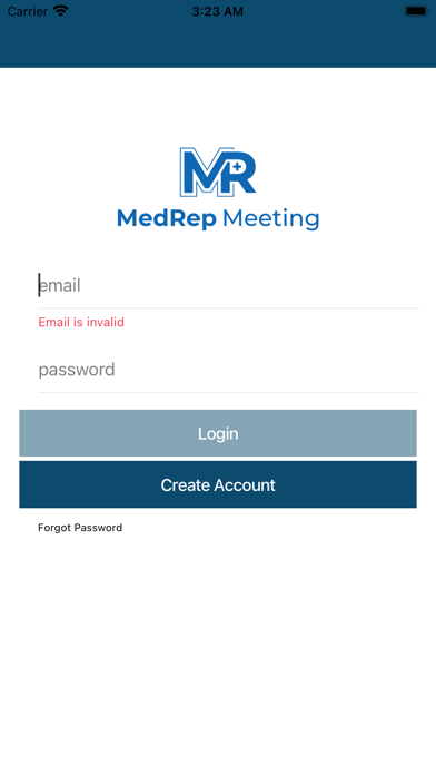 MedRepMeeting Screenshot