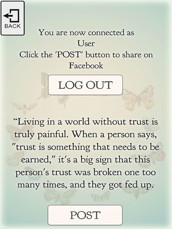 Happiness In Your Life Oracle iPad screenshot 4 - Lifestyle app