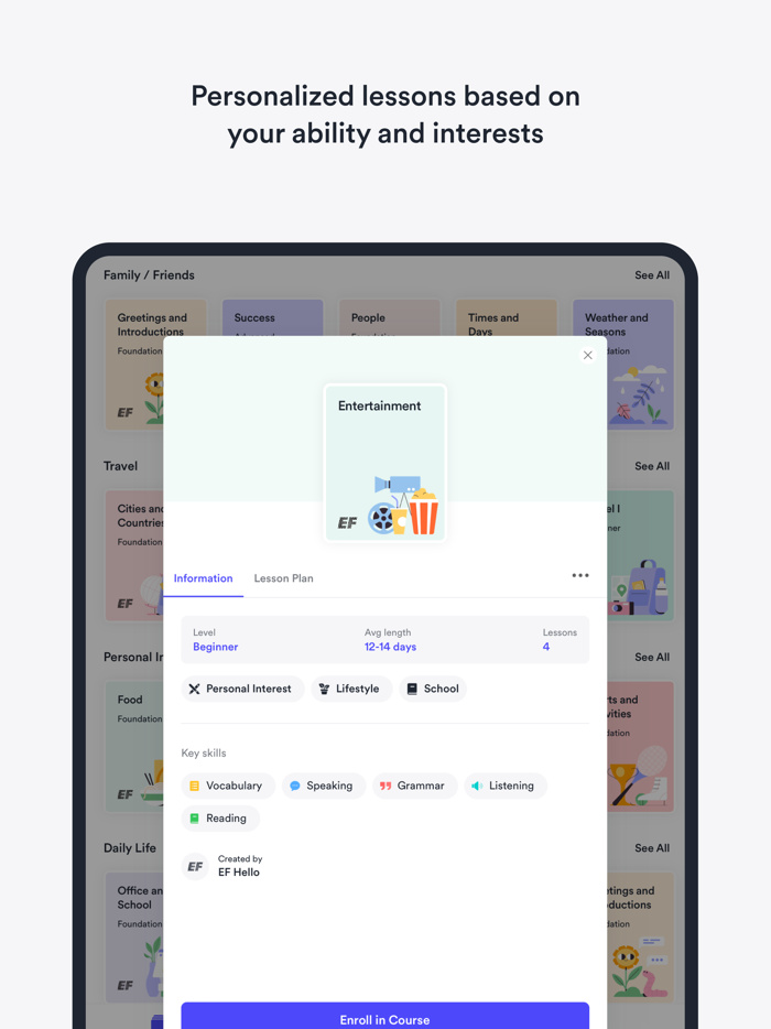 EF Hello AI Language Learning