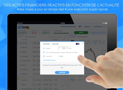 Screenshot #5 pour Fortrader Trading App