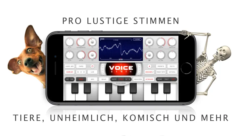 Screenshot von Voice Synth Modular auf dem iPhone 7