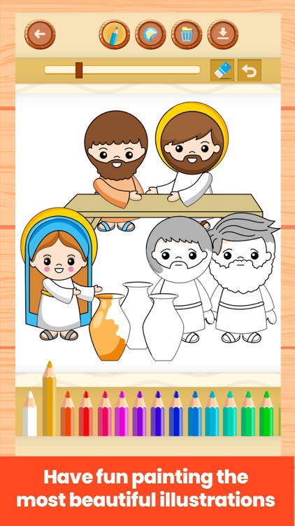 Bible Coloring Book Pages screenshot-4