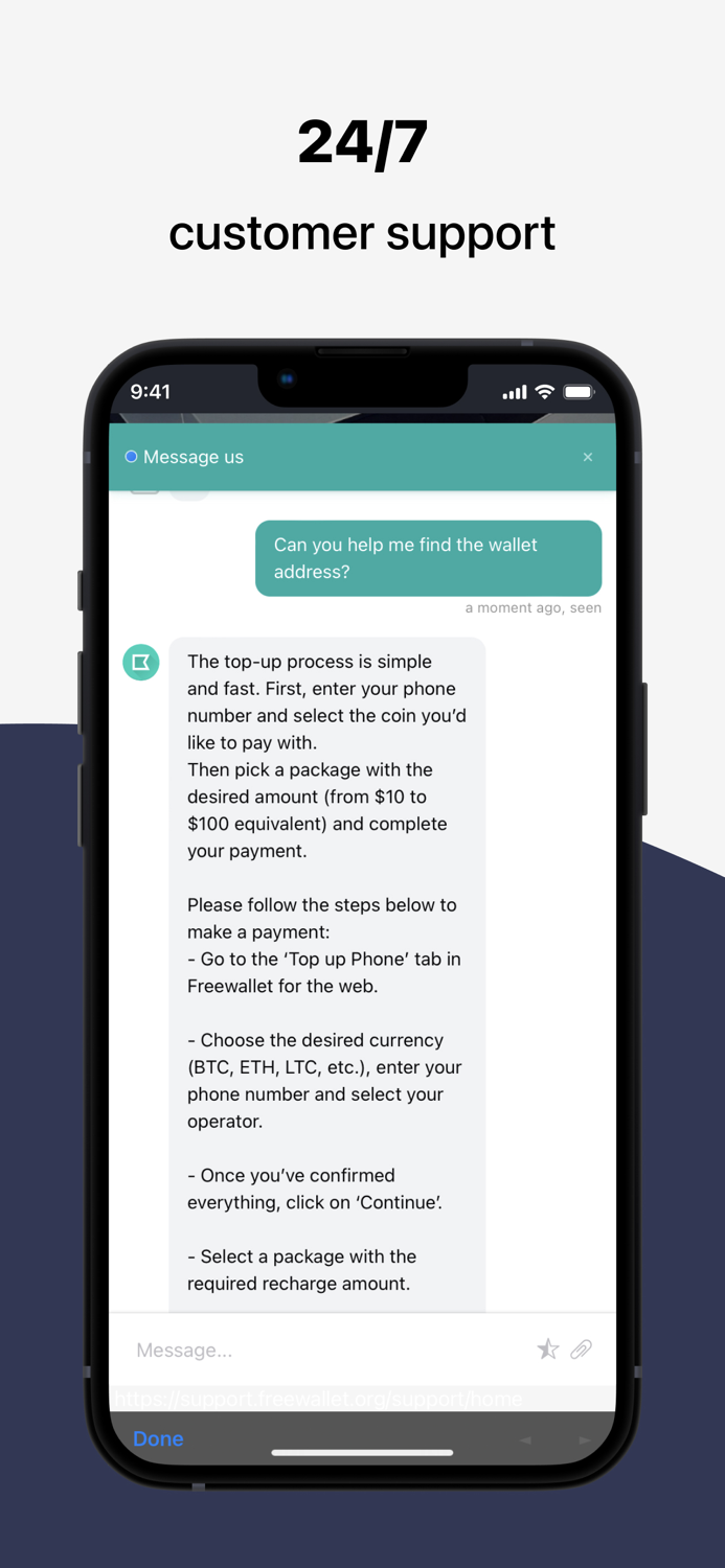 EOS coin Wallet by Freewallet