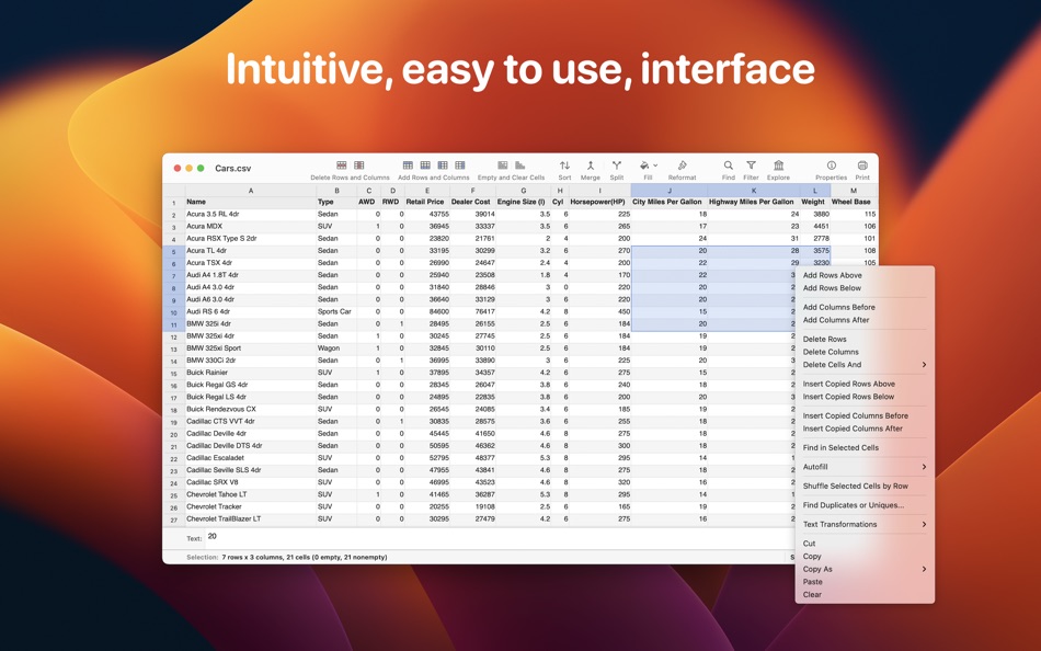 Easy CSV Editor - 2.46 - (macOS)