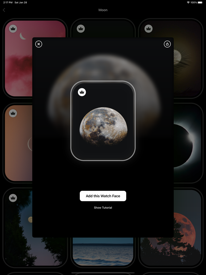 Watch Faces Gallery - Widget