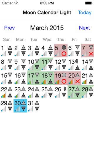 Moon Calendar Lightのおすすめ画像3