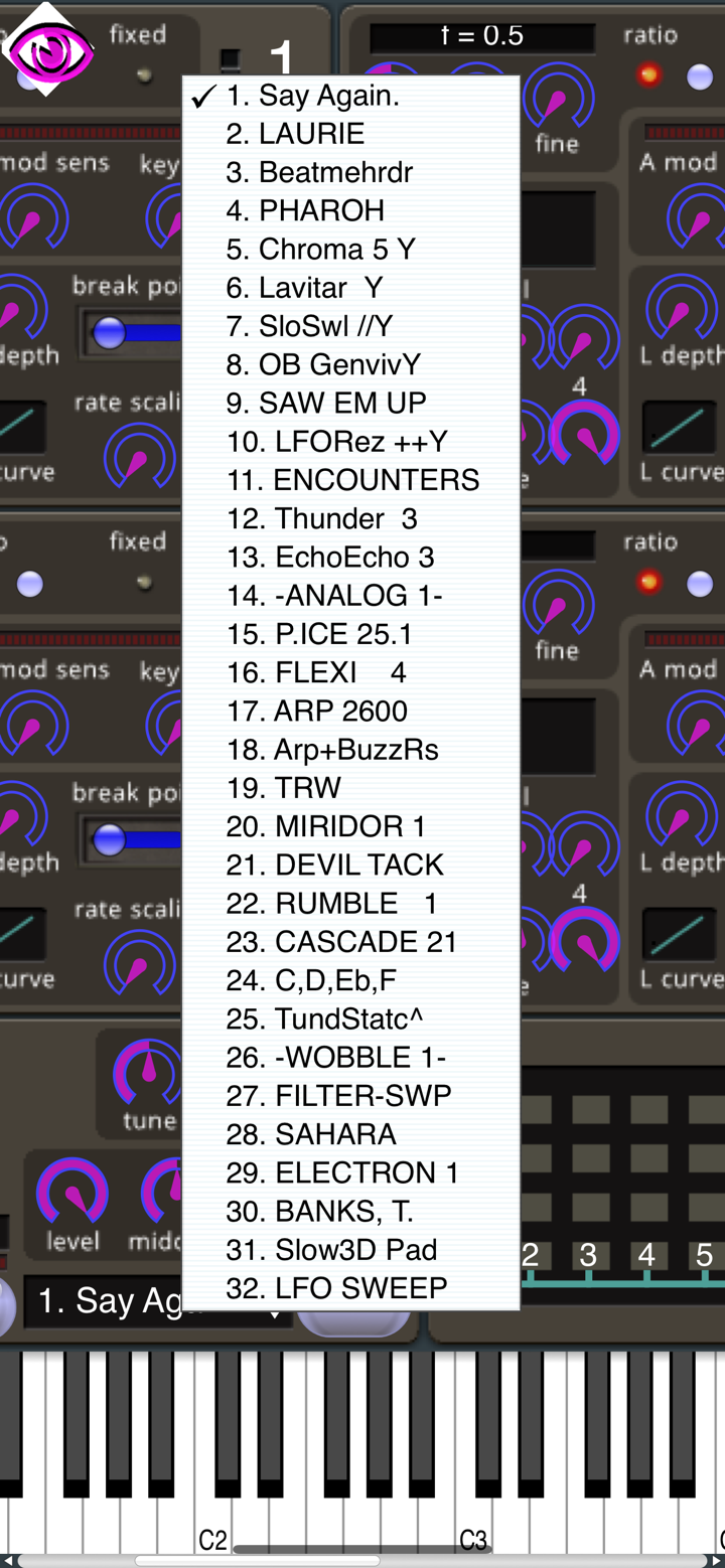 Dexed Synth screenshot 2